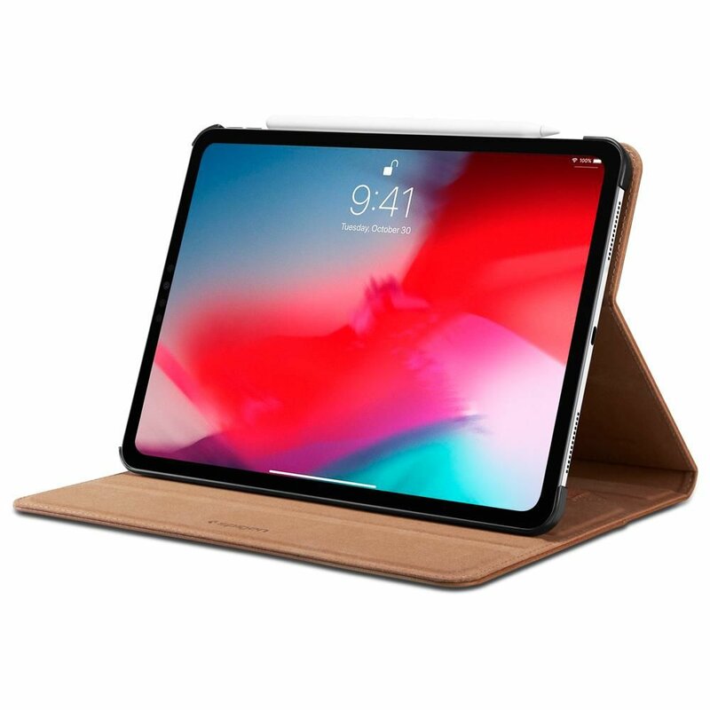 Husa Apple iPad Pro 2018 12.9 A2014/A1895 Spigen Stand Folio - Brown