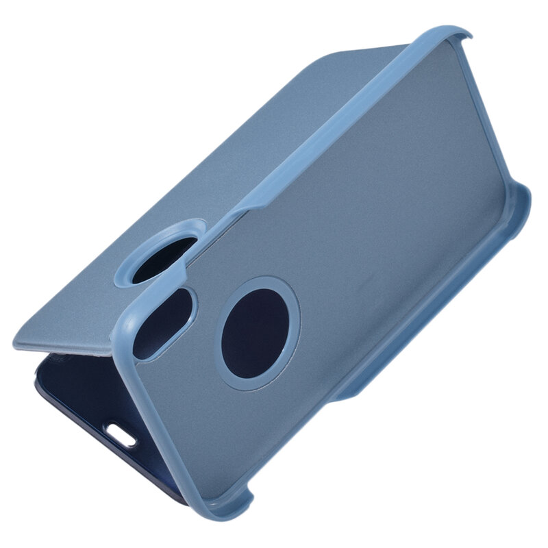 Husa iPhone XR Flip Standing Cover - Blue