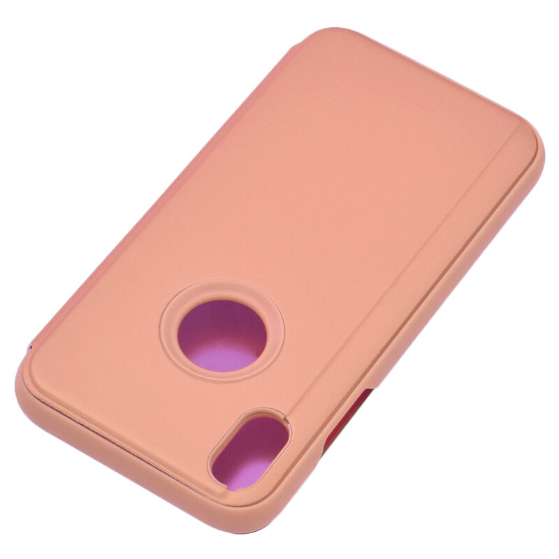 Husa iPhone XR Flip Standing Cover - Pink