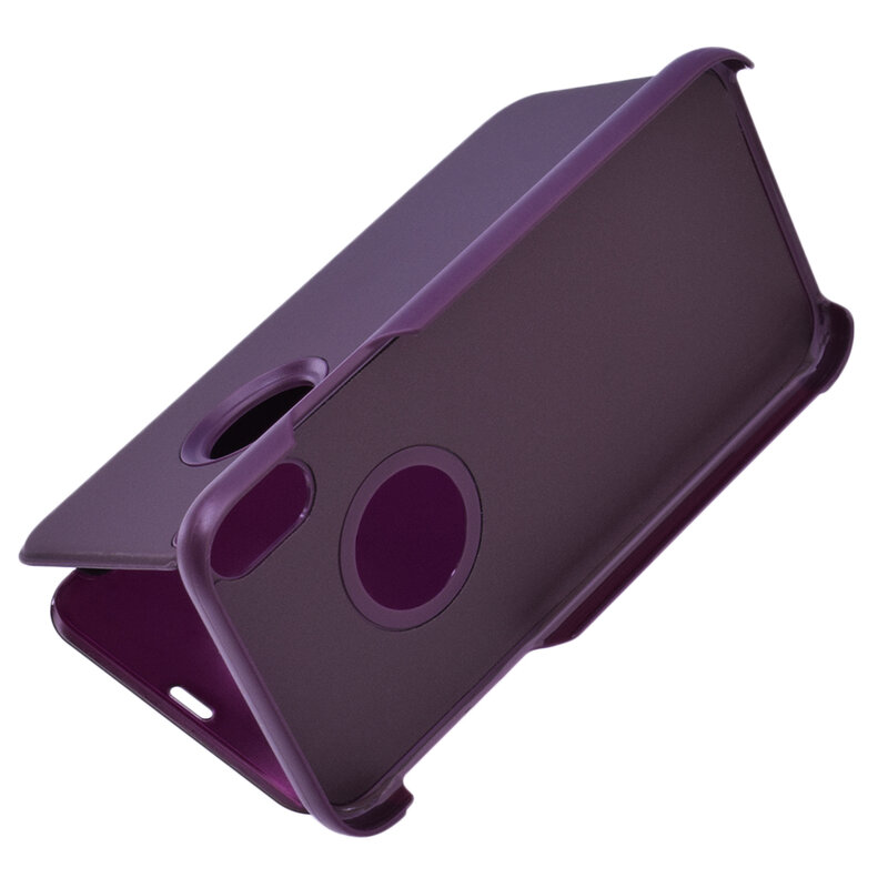 Husa iPhone XR Flip Standing Cover - Purple