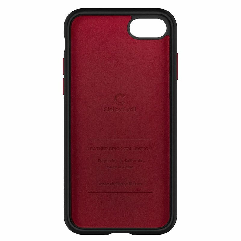 Husa iPhone 7 Spigen Ciel by Cyrill Leather Brick - Red