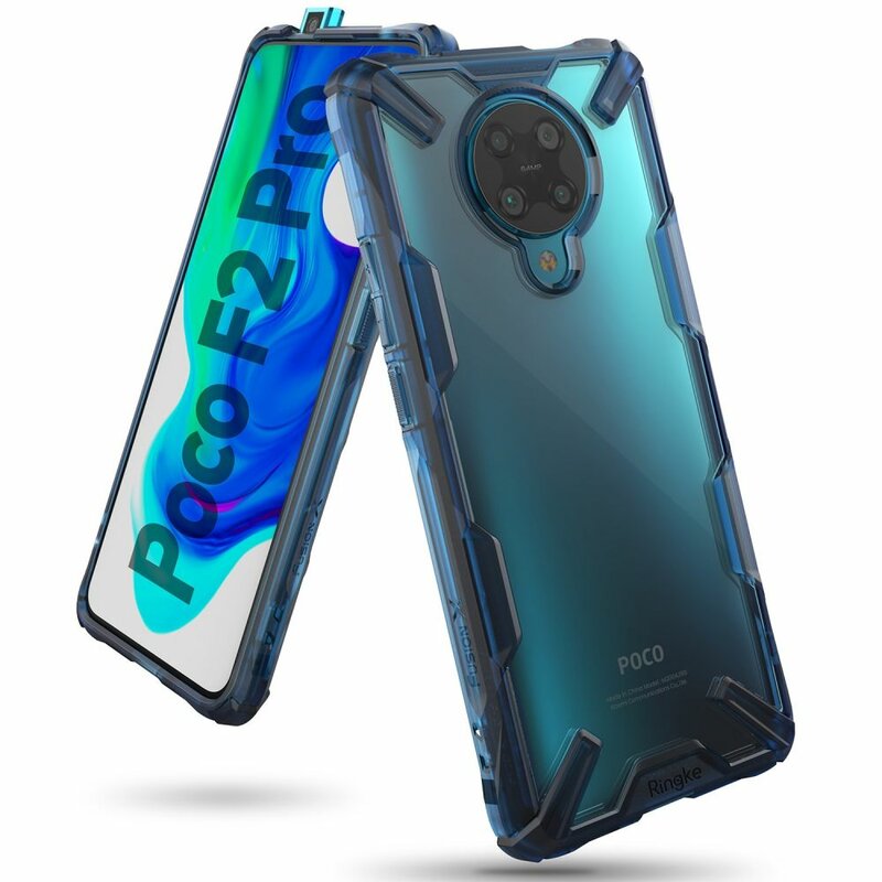 Husa Xiaomi Poco F2 Pro Ringke Fusion X - Space Blue