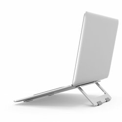 Suport Laptop Tech-Protect Stable De Tip Stand Pliabil Si Reglabil Universal Din Aluminiu - Argintiu