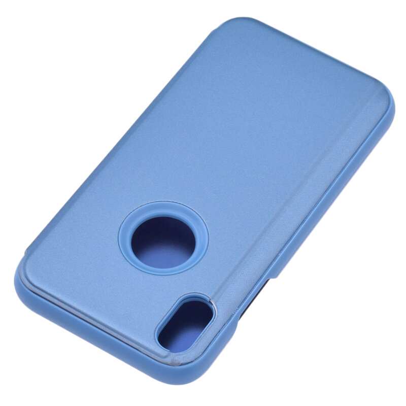 Husa iPhone X, iPhone 10 Flip Standing Cover - Blue
