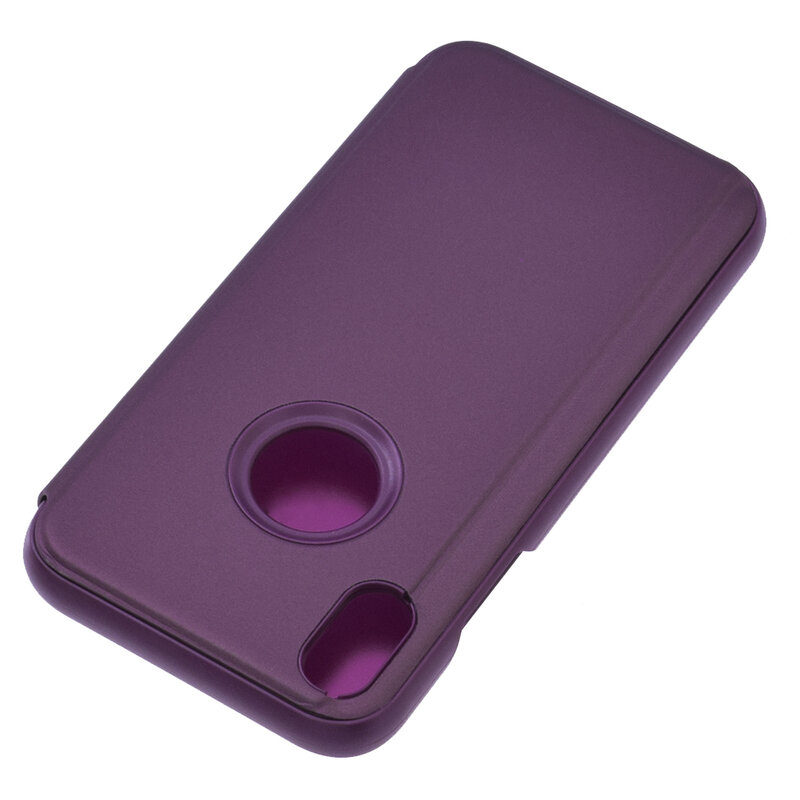 Husa iPhone X, iPhone 10 Flip Standing Cover - Purple