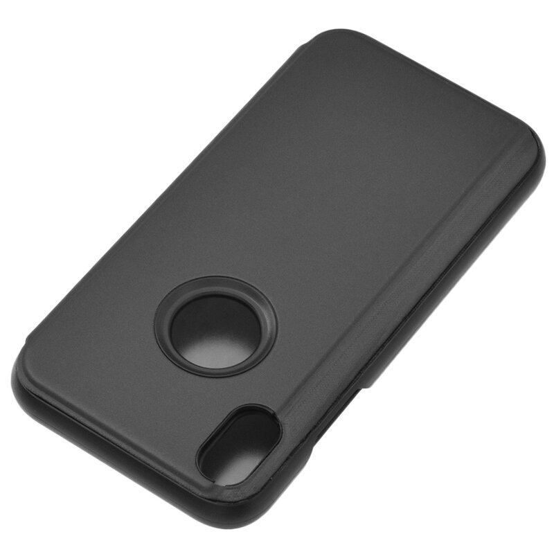 Husa iPhone X, iPhone 10 Flip Standing Cover - Black