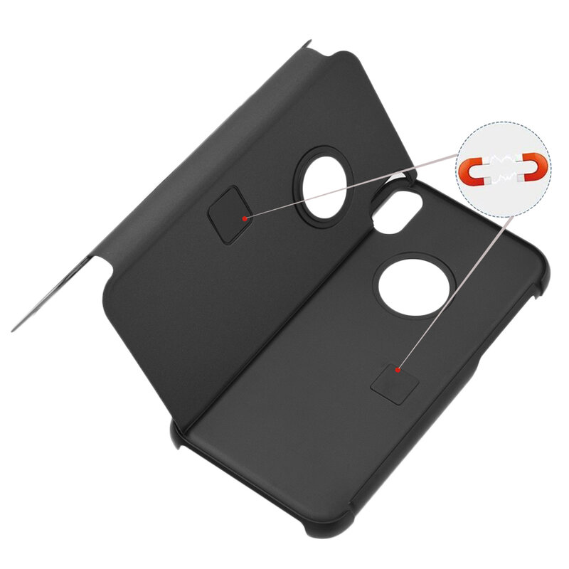 Husa iPhone XS Max Flip Standing Cover - Black