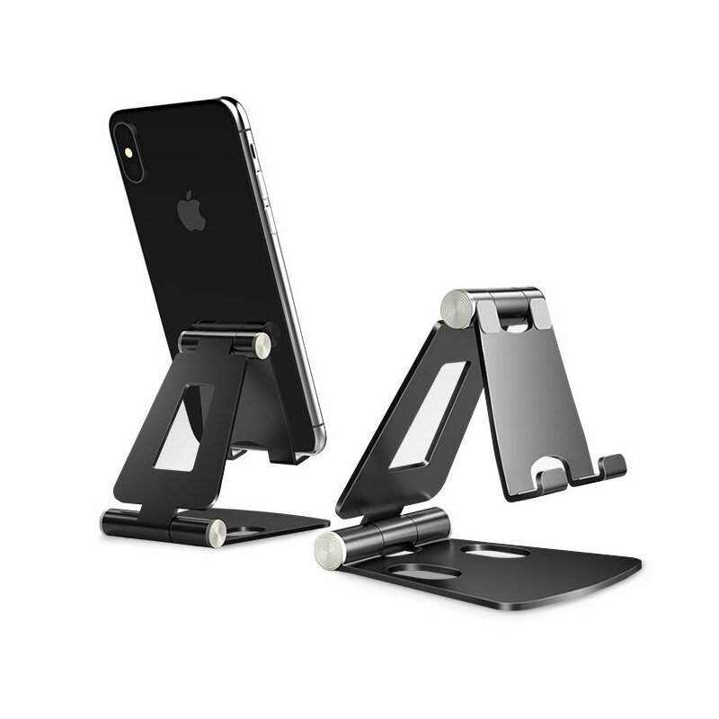 Suport Birou Tech-Protect Z16 Universal Stand Pentru Telefon Din Aluminiu Pliabil Si Reglabil - Cenusiu