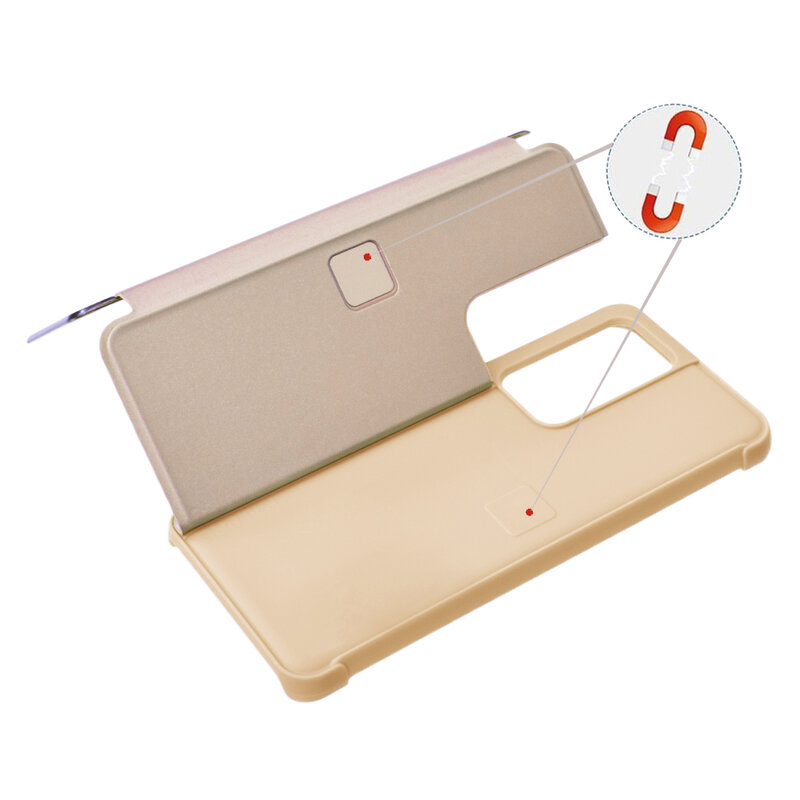 Husa Huawei P40 Pro Flip Standing Cover - Gold