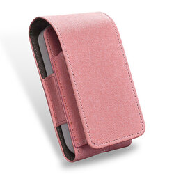 Husa IQOS Cigarette Dux Ducis Fashion Edition Piele Ecologica Pentru Protectia/Organizarea Accesoriilor - Roz