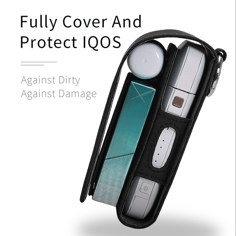 Husa IQOS Cigarette Dux Ducis Fashion Edition Piele Ecologica Pentru Protectia/Organizarea Accesoriilor - Roz