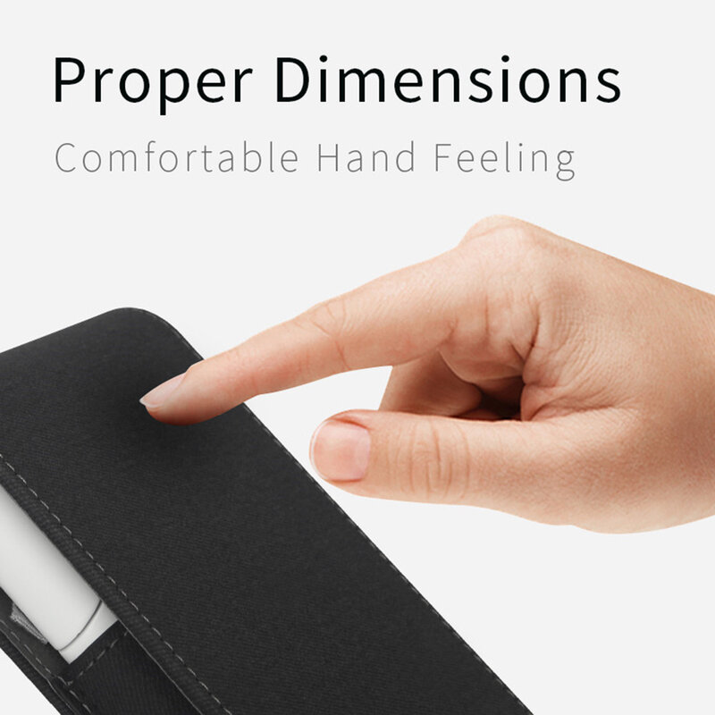 Husa IQOS 3.0 Multi Cigarette Dux Ducis Fashion Edition Din Piele Ecologica Pentru Protectia Accesoriilor - Negru