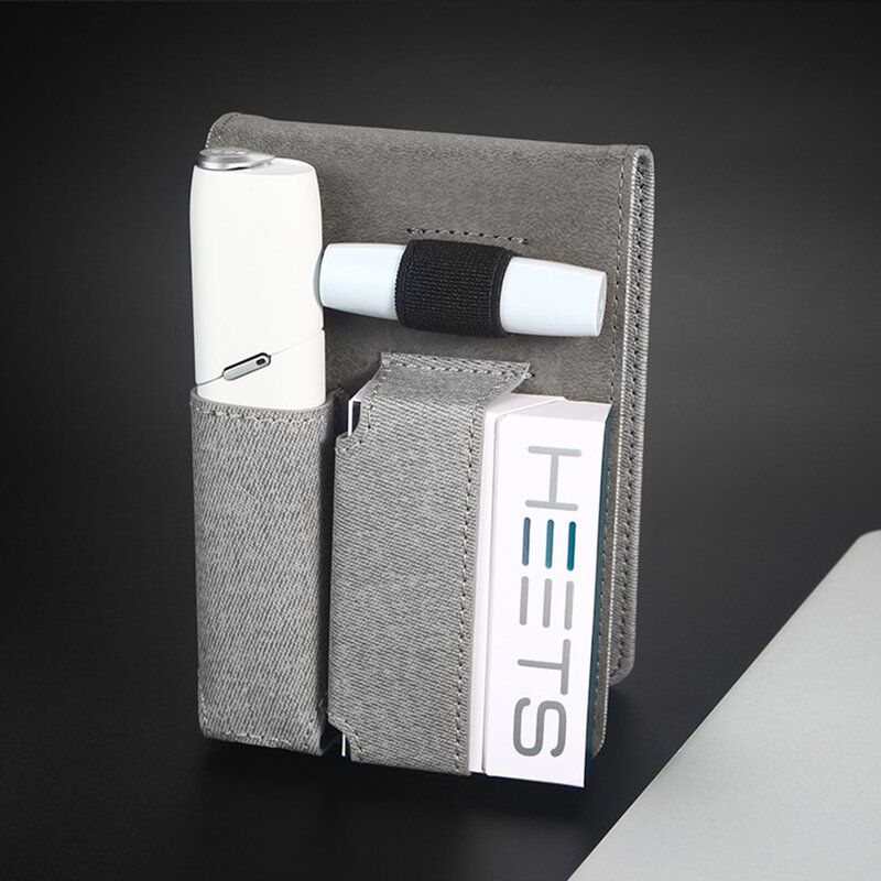 Husa IQOS 3.0 Multi Cigarette Dux Ducis Fashion Edition Din Piele Ecologica Pentru Protectia Accesoriilor - Negru