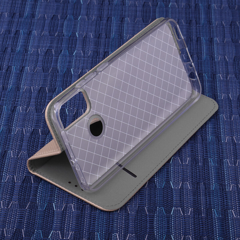 Husa Smart Book iPhone 11 Flip - Auriu