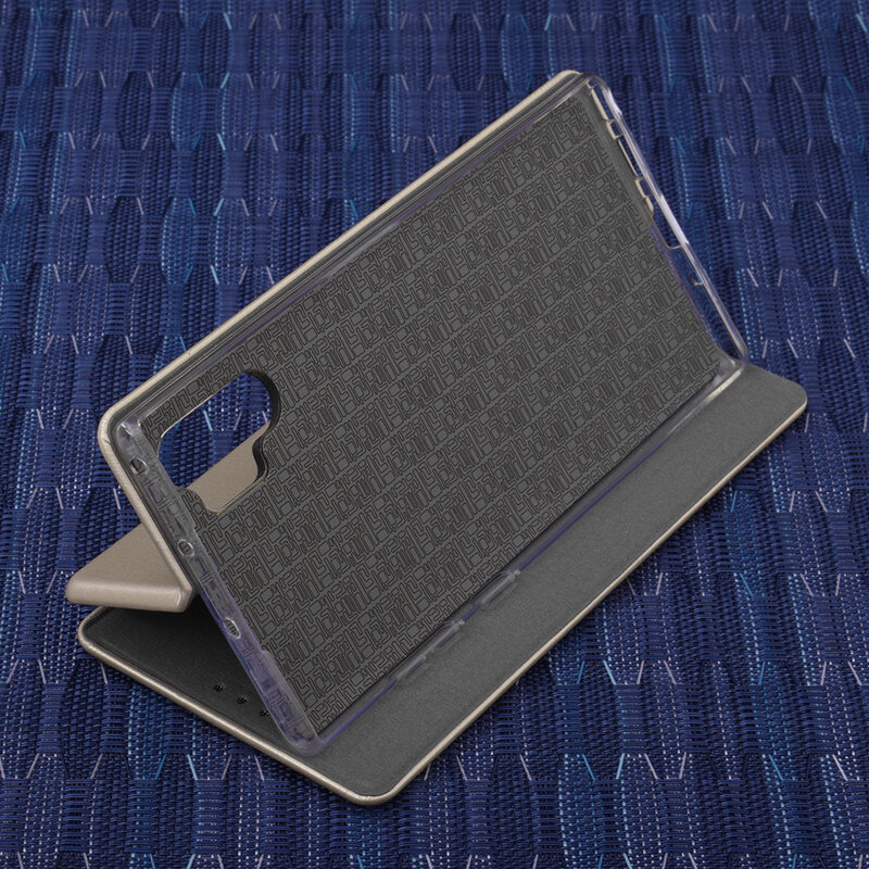 Husa iPhone 11 Flip Magnet Book Type - Gold