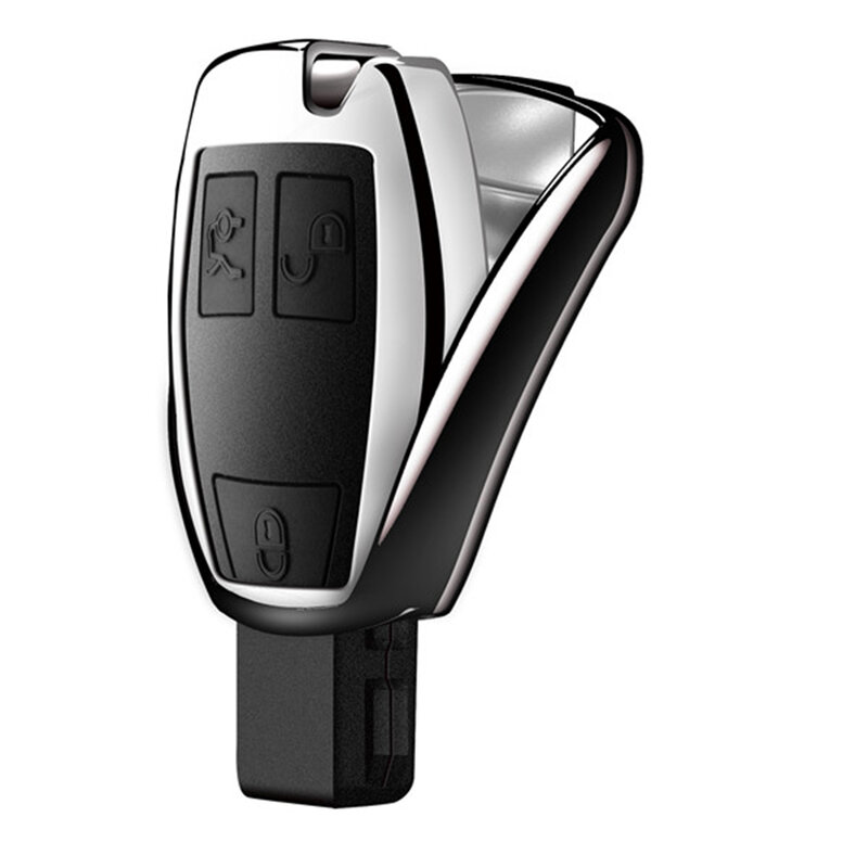 Husa Cheie Auto Dux Ducis Car Key Mercedes-Benz Clasa A/B/CLA/CLS/C/E/GLC/GLE/GLS/G/R/SLC/SL/S - Negru