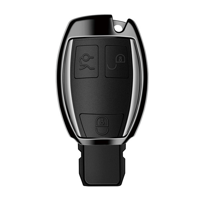 Husa Cheie Auto Dux Ducis Car Key Mercedes-Benz Clasa A/B/CLA/CLS/C/E/GLC/GLE/GLS/G/R/SLC/SL/S - Negru