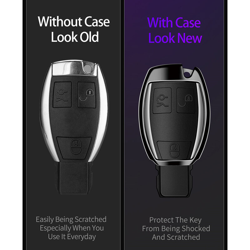 Husa Cheie Auto Dux Ducis Car Key Pentru BMW Mini Din Silicon Si TPU Galvanizat - Roz