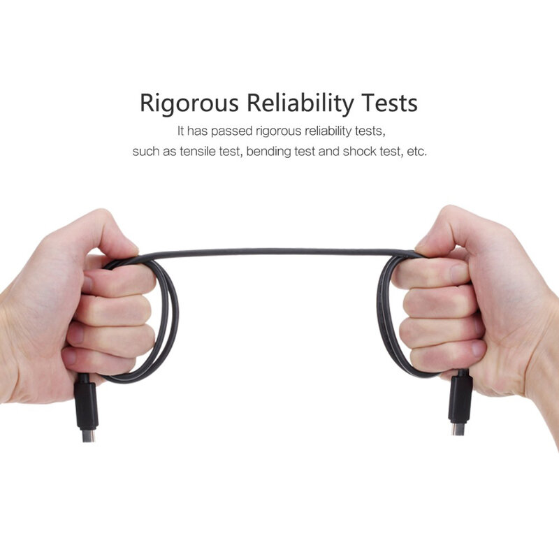 Cablu de date 1M Rock Type-C to Type-C - RCB0412 - Rose