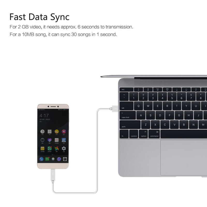 Cablu de date 1M Rock Type-C to Type-C - RCB0412 - Rose