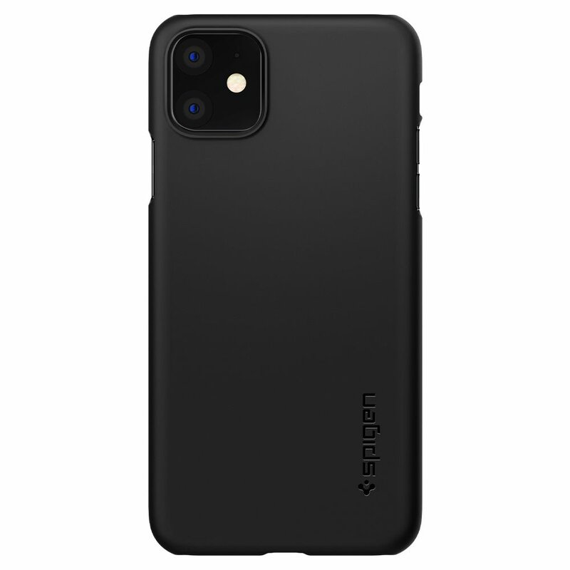 Husa iPhone 11 Spigen Thin Fit - Black