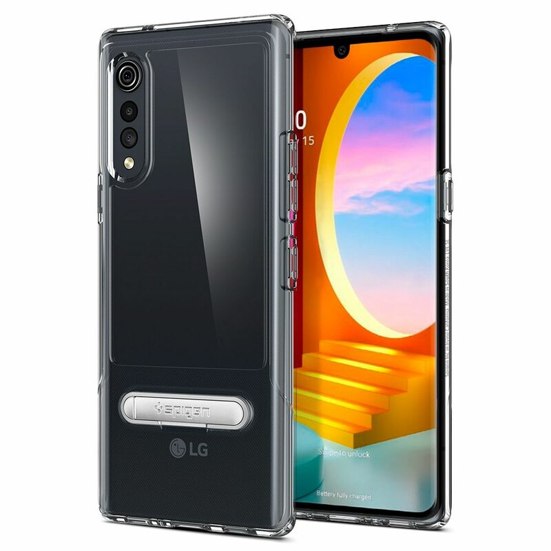 Husa LG Velvet 5G Spigen Slim Armor Essential S - Crystal Clear