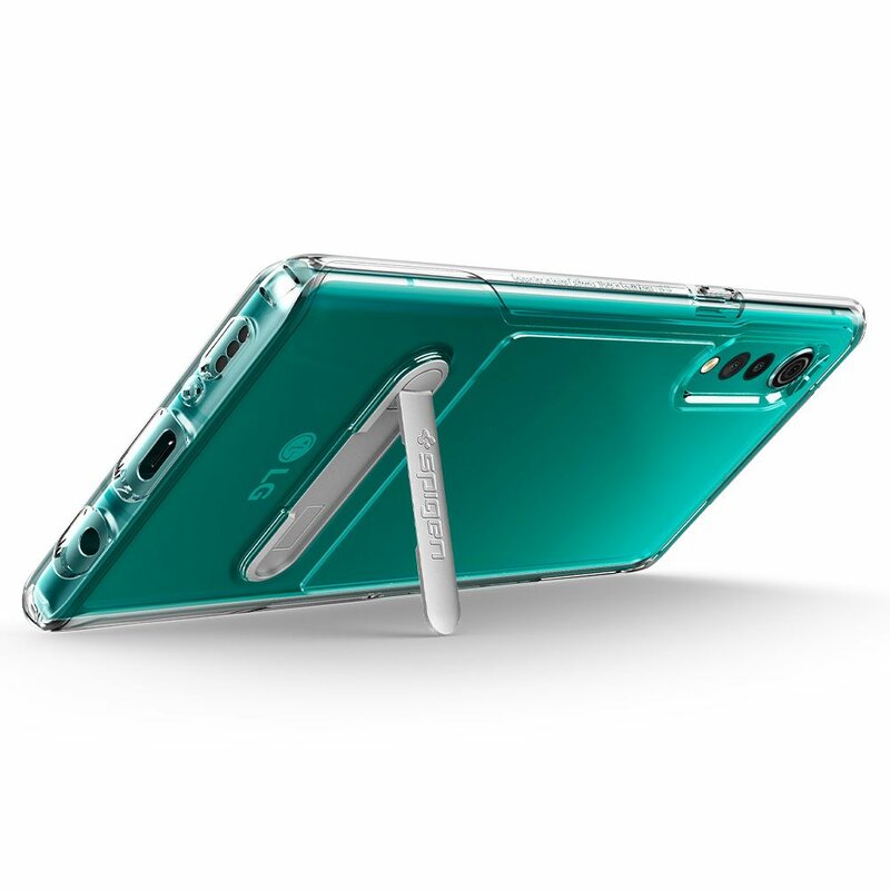 Husa LG Velvet 5G Spigen Slim Armor Essential S - Crystal Clear