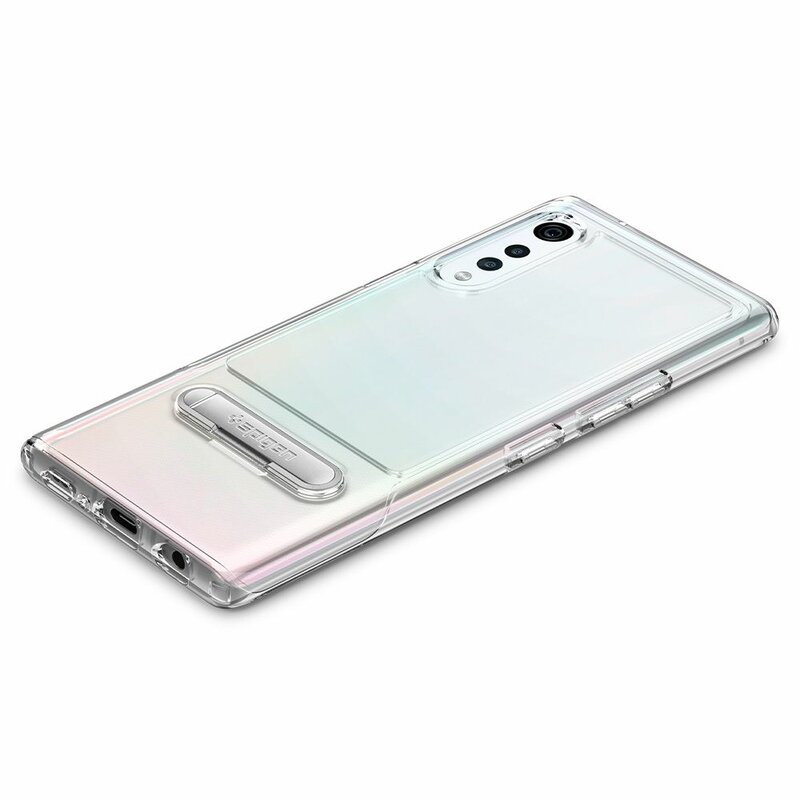 Husa LG Velvet 5G Spigen Slim Armor Essential S - Crystal Clear