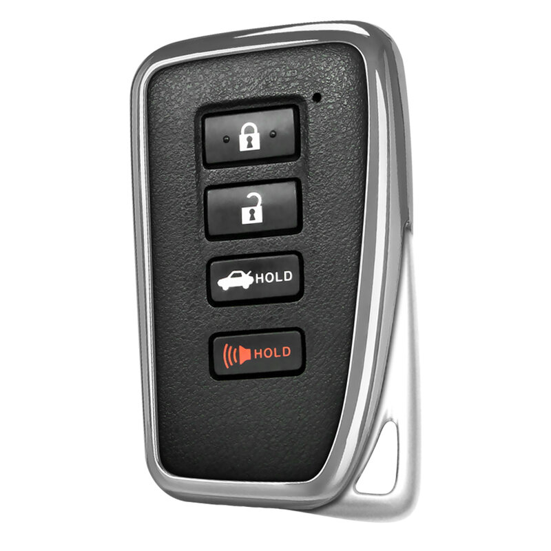 Husa Cheie Auto Dux Ducis Car Key Pentru Lexus Din Silicon Si TPU Galvanizat - Argintiu