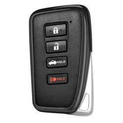 Husa Cheie Auto Dux Ducis Car Key Pentru Lexus Din Silicon Si TPU Galvanizat - Negru