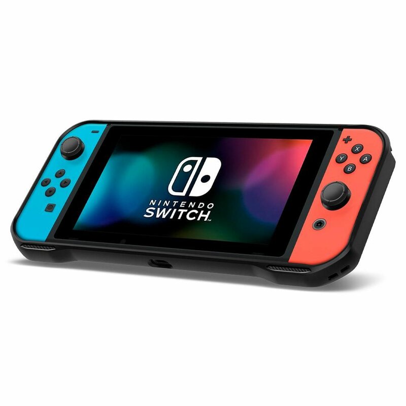 Husa Nintendo Switch Spigen Rugged Armor, negru