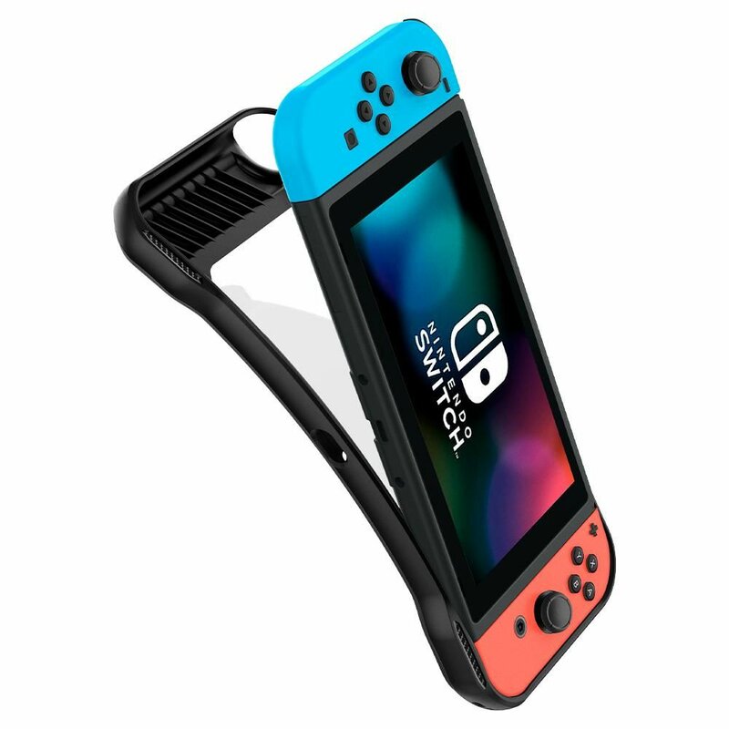Husa Nintendo Switch Spigen Rugged Armor, negru