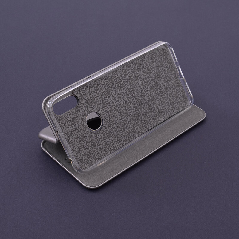 Husa Huawei Y6 2019 Flip Magnet Book Type - Grey