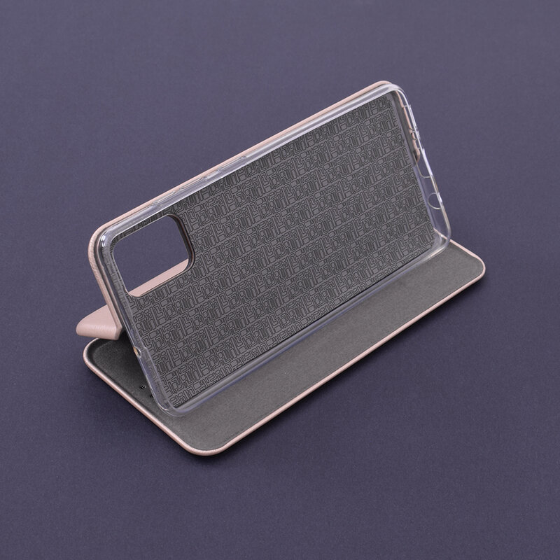 Husa Samsung Galaxy A51 Flip Magnet Book Type - Gold