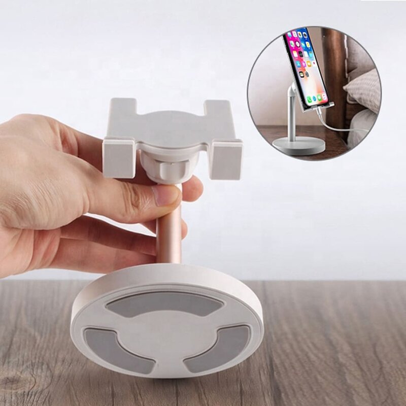 Suport Birou Mobster Desktop Universal Stand Rotativ Si Ajustabil Pentru Telefon / Tableta / eBook Reader - Auriu