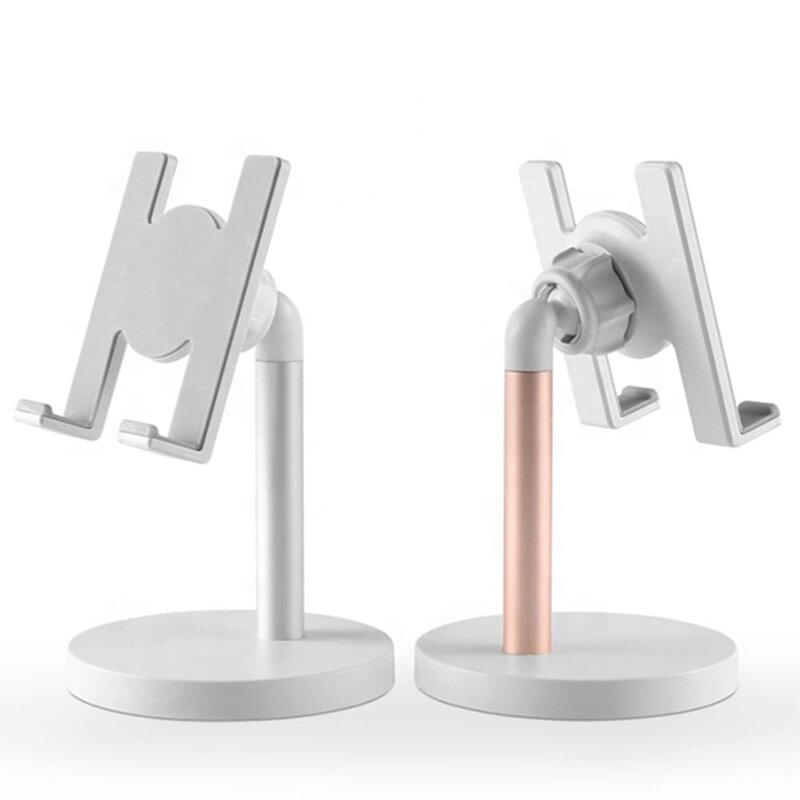 Suport Birou Mobster Desktop Universal Stand Rotativ Si Ajustabil Pentru Telefon / Tableta / eBook Reader - Auriu