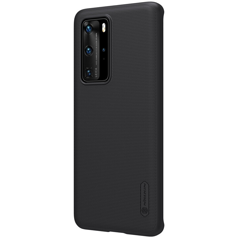 Husa Huawei P40 Pro Nillkin Super Frosted Shield, negru