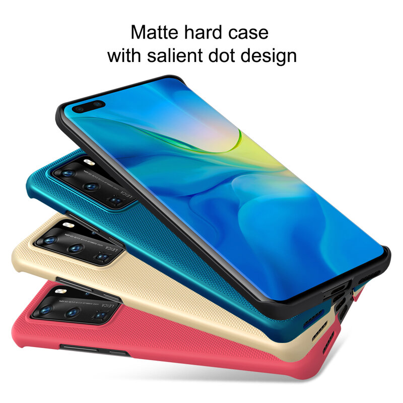 Husa Huawei P40 Pro Nillkin Super Frosted Shield, negru