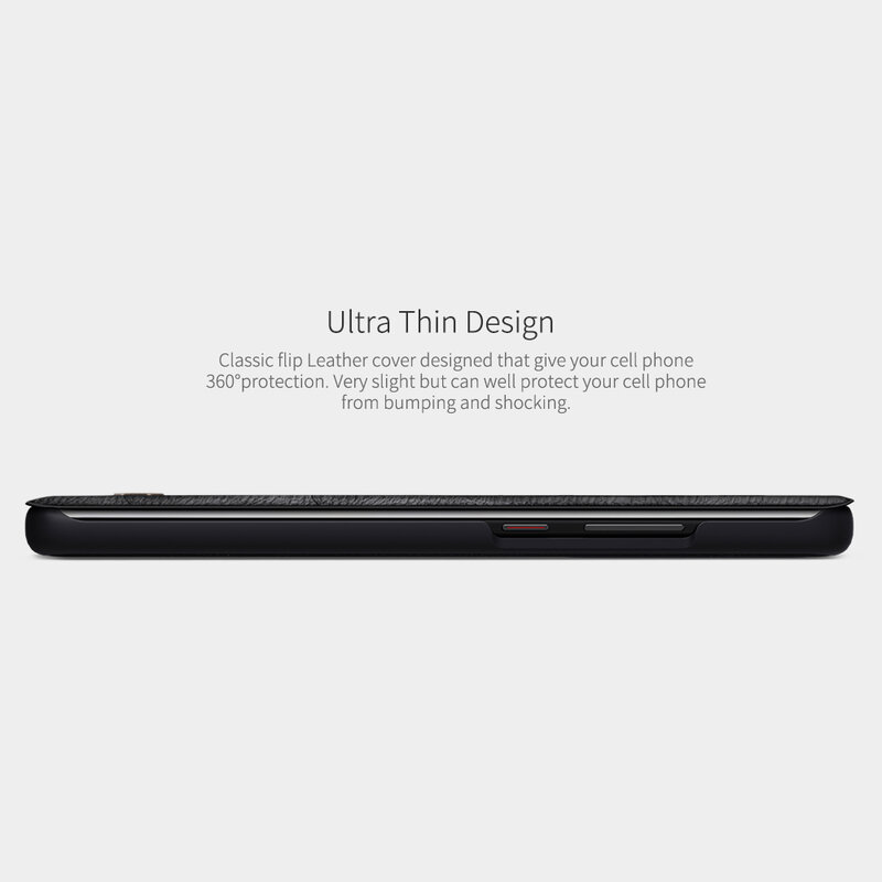 Husa Huawei P40 Pro Nillkin QIN Leather, rosu