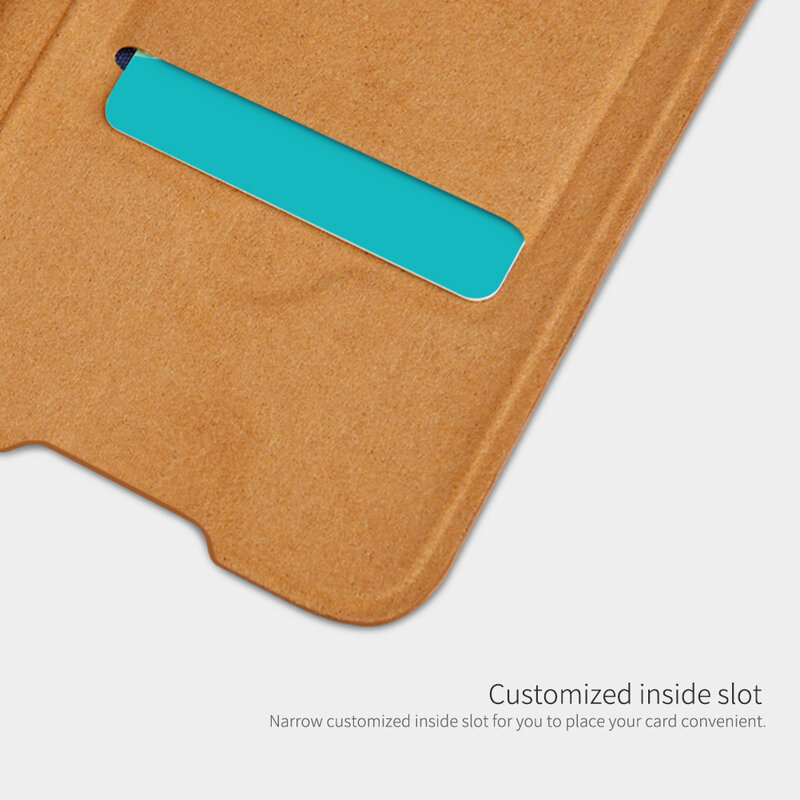 Husa Huawei P40 Pro Nillkin QIN Leather, rosu