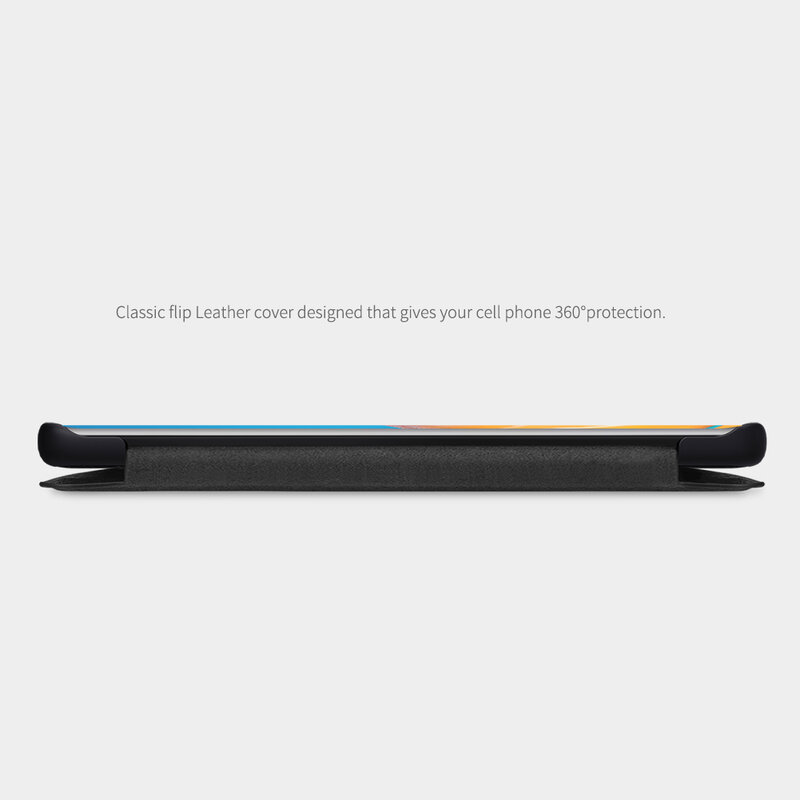Husa Huawei P40 Pro Nillkin QIN Leather, rosu
