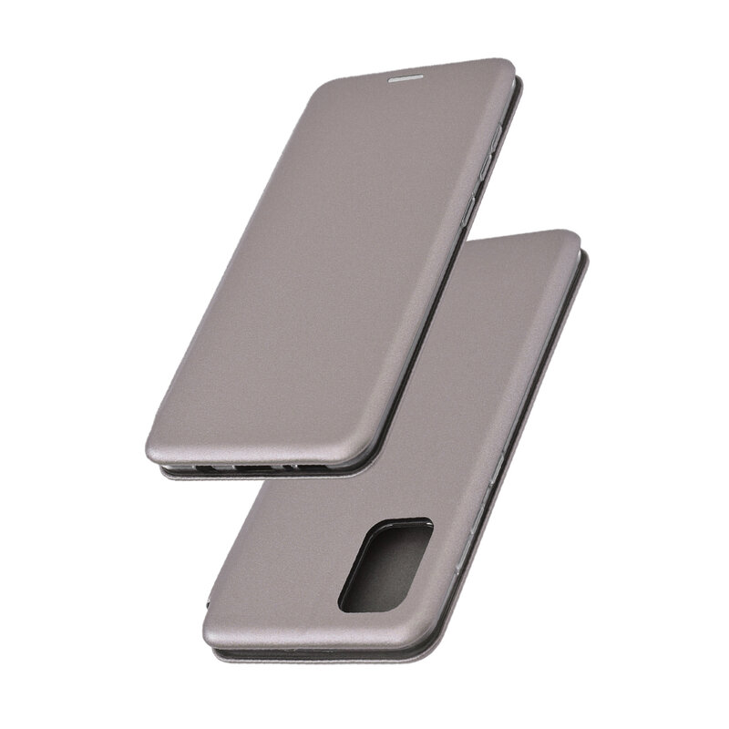 Husa Samsung Galaxy A71 4G Flip Magnet Book Type - Grey