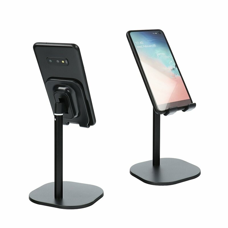 Suport Birou Mobster Telescopic Desk Holder Universal Cu Stand Ajustabil Pentru Telefon/eBook - Negru