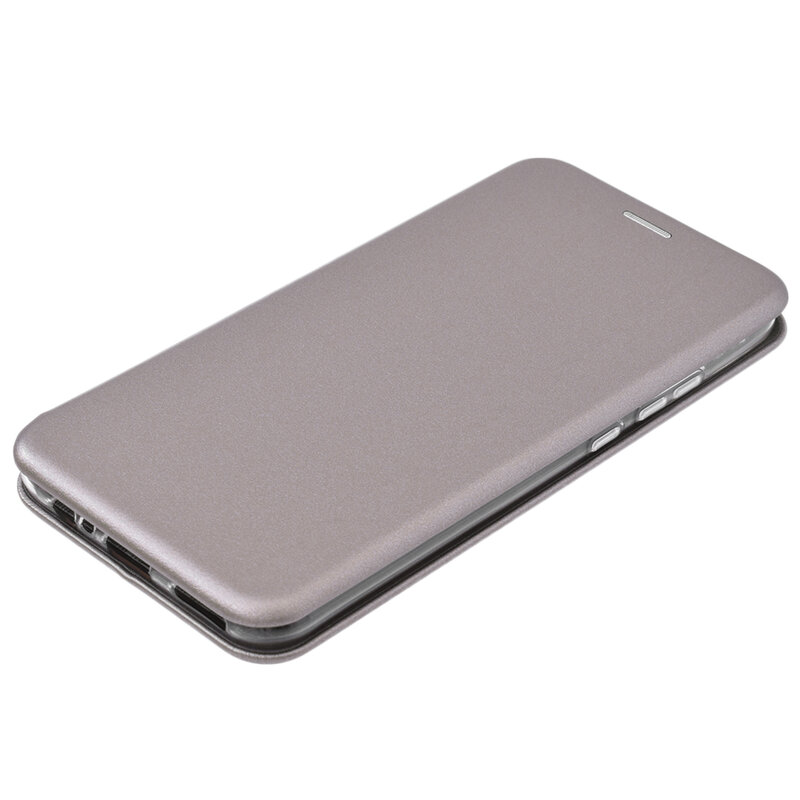 Husa Huawei P40 Lite E Flip Magnet Book Type - Grey