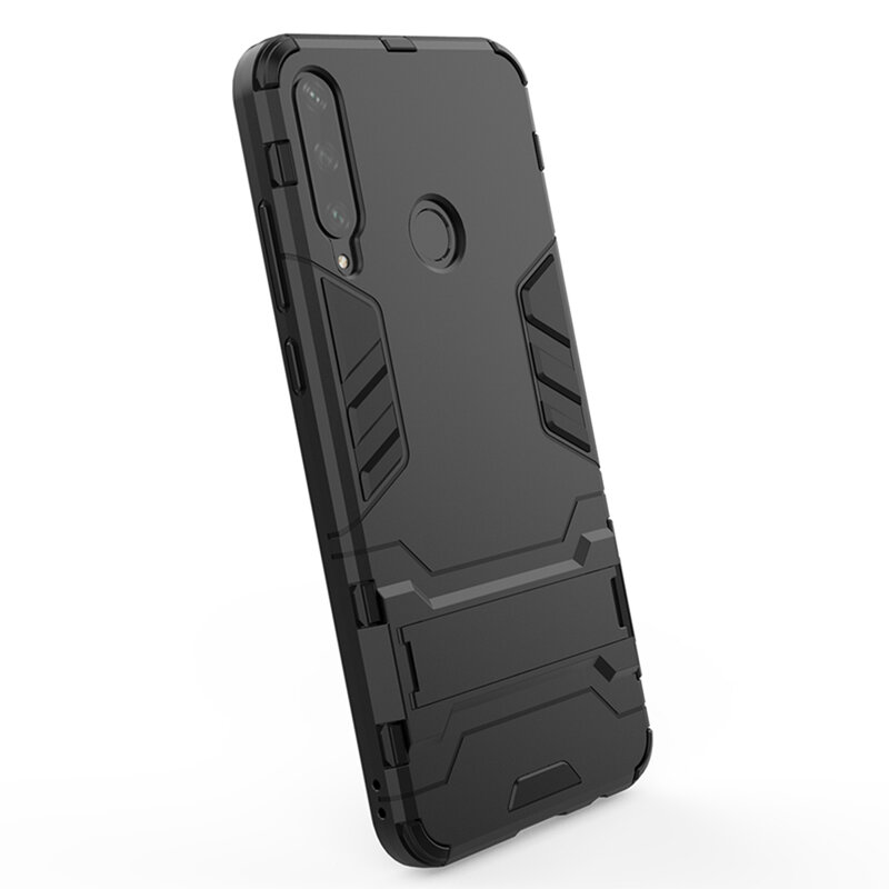 Husa Huawei Y6p Mobster Hybrid Stand Shell – Black