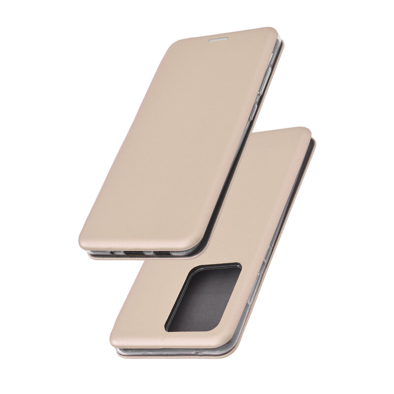 Husa Samsung Galaxy S20 Ultra Flip Magnet Book Type - Gold