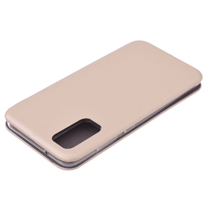 Husa Samsung Galaxy S20 5G Flip Magnet Book Type - Gold