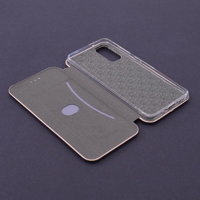 Husa Samsung Galaxy S20 5G Flip Magnet Book Type - Gold