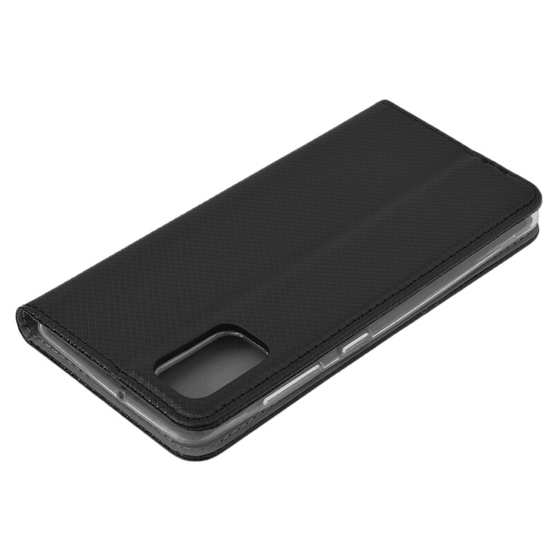 Husa Smart Book Samsung Galaxy A41 Flip - Negru