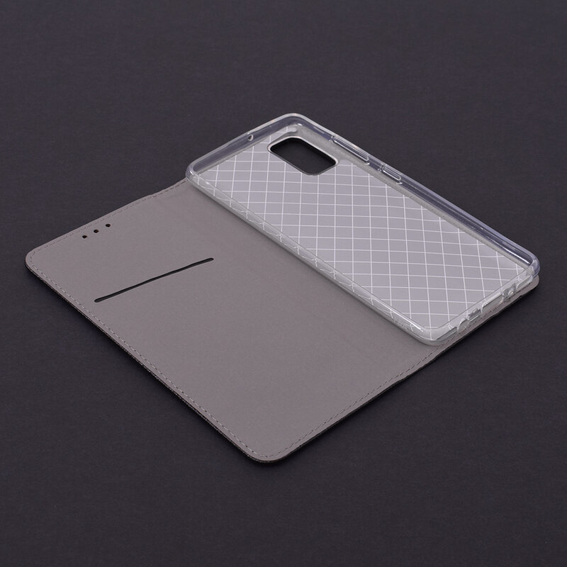 Husa Smart Book Samsung Galaxy A41 Flip - Negru